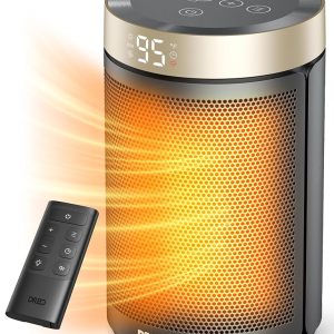 Dreo Transportable Electrical House Heater for Indoor Use – 2024 Improve with Thermostat, Distant Management, Digital Show, 12-Hour Timer, 5 Warmth Modes, 1500W PTC Ceramic for Fast and…