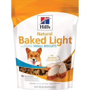 Hill’s Baked Gentle Biscuits with Actual Hen for Small Canines, 8 oz. Bag