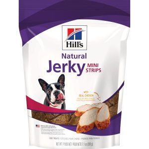 Hill’s Pure Hen Jerky Strips for Canine of All Life Levels, Tasty Treats for Small & Mini Breeds, 7.1 oz Bag