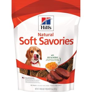 Hill’s Pure Savory Beef & Cheddar Canine Treats, 8 oz. Bag