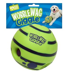 Wobble Wag Giggle Ball – Interactive Canine Toy with Enjoyable Giggle Sounds for Rolling or Shaking, Pets Know Greatest, Featured on TV